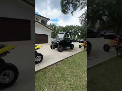 POV: almost crashing mini quad at the trench family mansion #shorts