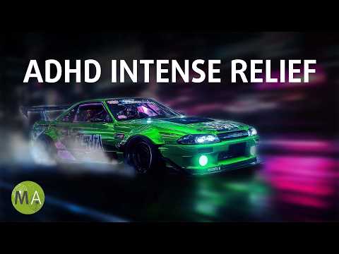 ADHD Intense Relief - Neon Drift Phonk Mix with Isochronic Tones