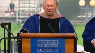 John Safer, GW Commencement 2009