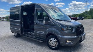 2024 Ford Transit Mid-Roof 8-Passenger AWD Explorer Conversion POV Test Drive & Review #NBCRMAG.COM