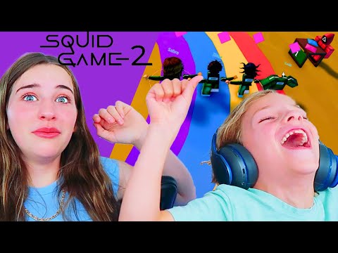 SQUID GAME (Hectic 6 Year old) Roblox Gaming w/Disco & The Norris Nuts