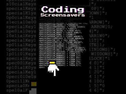 Long Coding Screensavers on the Channel