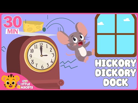 ✨Hickory Dickory Dock 🐭 + The More We Get Together + more Little Mascots Nursery Rhymes & Kids Songs