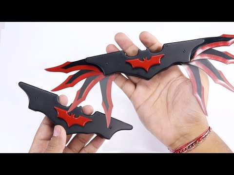 Cool Batman Knife Out Of Popsicle Sticks