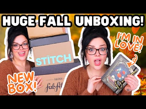 HUGE SPOOKY SEASON UNBOXING🎃 | BRAND NEW BOX! Fall FabFitFun, Archer & Olive, Witch Box, & More!