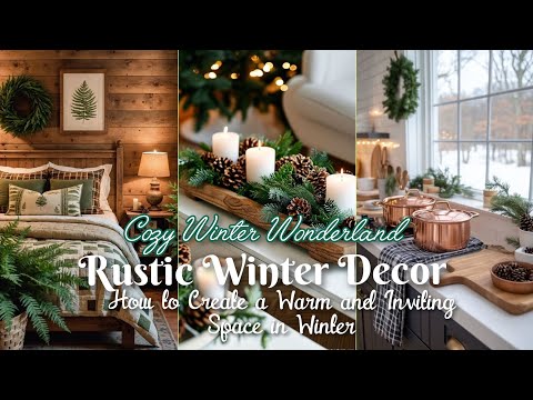 Rustic Winter Decor: Create a Warm and Inviting Space This Winter!