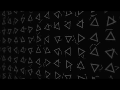 Rotating Triangle Geometric Shapes on a Black Background - Pattern Loop Animation