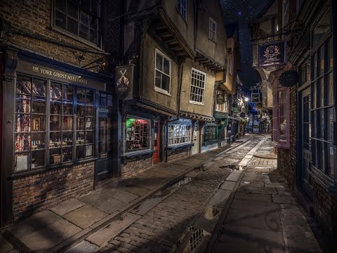 The York Ghost Merchants - Shooting at Night - How to process in Adobe Lightroom and Photoshop.