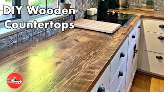 DIY Wooden Counter Top