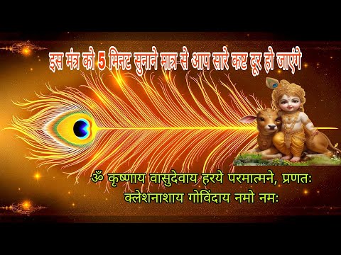 'ॐ कृष्णाय वासुदेवाय हरये परमात्मने, प्रणतः #krishna #video