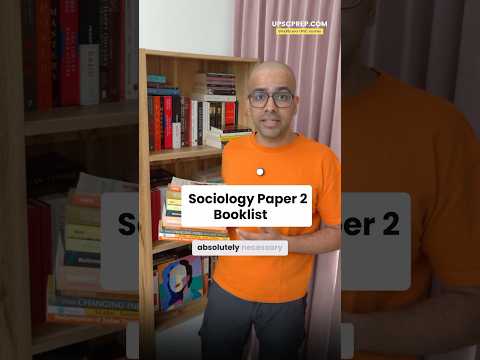 Sociology Paper 2 Booklist