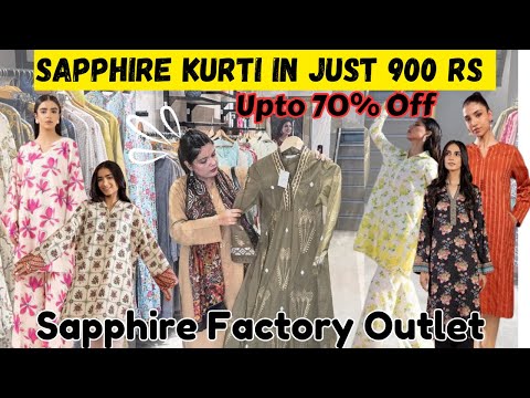 New Sapphire Designs for Just Rs 900  | Sapphire Factory Outlet | KDA Market | Epic Shopping Day 🌈