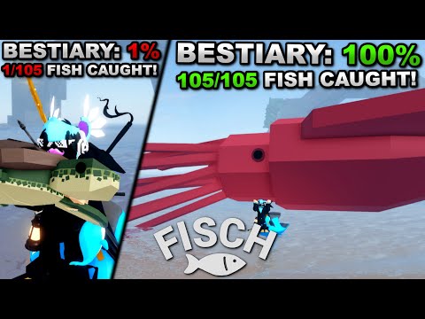 Collecting 100% Of The ISLAND BESTIARIES in Roblox Fisch... Here's What Happened!