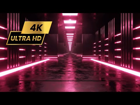 Seamless Pink Neon Corridor VJ Loop // @3DMotionGraphicsVFX