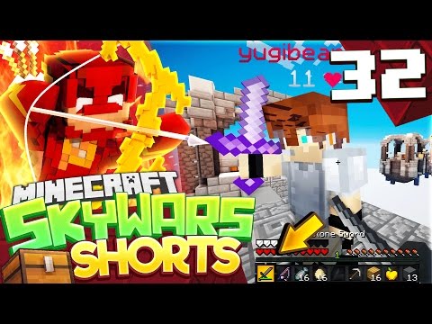 GAMEPLAY 3! (MINECRAFT SKYWARS SHORTS #32)