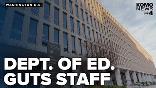 Department of Education gutting staff, laying off more than 50% of its staffers