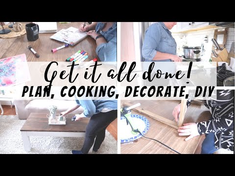 A SNOWY COLD WINTERS DAY (Let's check off our TO-DO list together) | PLAN, ORGANIZE, COOK, DECORATE