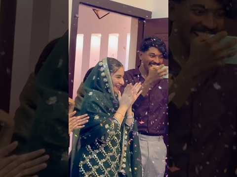 20k celebration 🤩♥️Full video comings soon #love #couplegoals #alhamdulillah #family #surprise