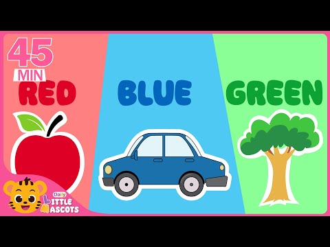 🌈Color Song + Count To 10 + more Little Mascots Nursery Rhymes & Kids Songs