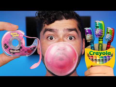 Do School Supplies Cause Cavities !?  *ASMR Edible DIY*