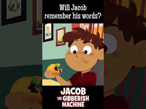 Jacob had become a gibberish machine! Clip 3. From the book "Jacob the Gibberish Machine". #shorts