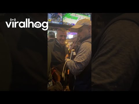 Beer Geyser Spouts Over Several Strangers || ViralHog