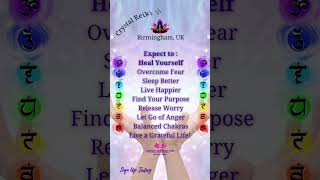 Crystal Reiki Healer is coming to Birmingham,UK | #shorts #reikiclasses #crystalreikihealer