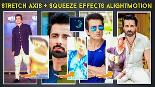 Trending Alightmotion Stretch Axis & Squeeze Effects Video Editing in Telugu | Alightmotion tutorial