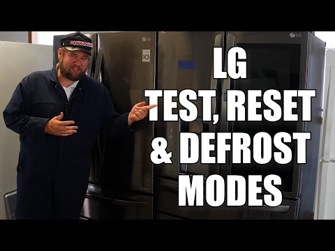 LG Refrigerator Test, Reset, and Forced Defrost Mode - How to Use