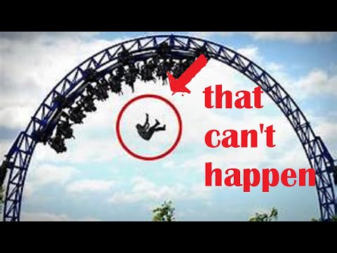 Why you can't fall out of your seat on a roller coaster