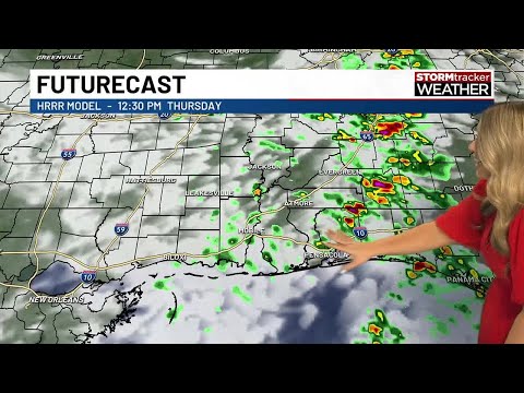 Clouds increase overnight, rain possible Thursday