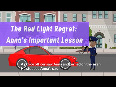 Anna and the policeman | Learn English through stories | Speaking practice