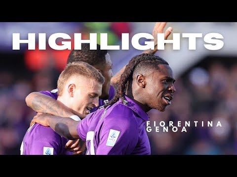 Highlights Fiorentina vs Genoa 2-1 (Kean, Gudmundsson, De Winter)