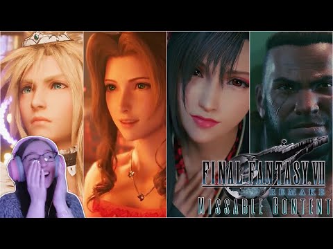 REACTING to Content I MISSED in Final Fantasy VII Remake