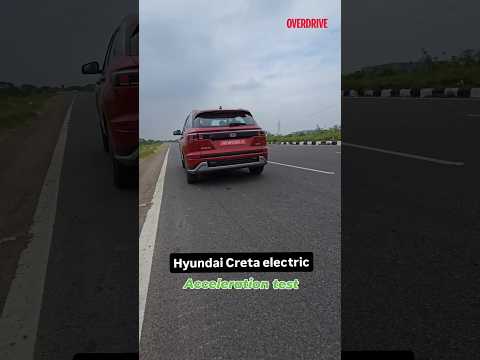 Hyundai Creta electric acceleration test: 0 to 100 km/  #CretaEV #HyundaiCretaElectric