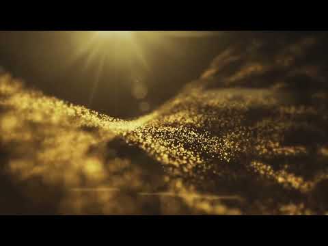 Golden Rays and Dust | Shimmer | Gold | Background | Screensaver