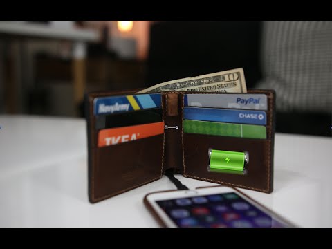 Nomad Charging Wallet Horween Leather & iPhone 6s Plus Case