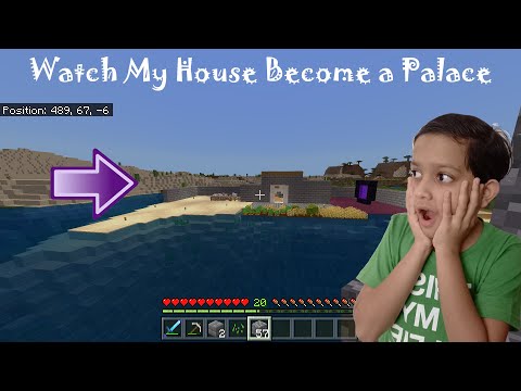 I Turned My house Into a Palace #minecraft # vivaanace