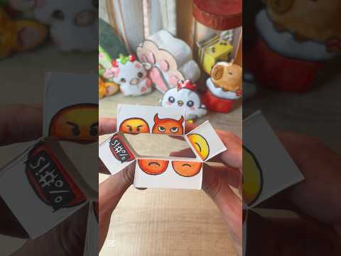 Diy angry emojis 🤬👿 #art #diy #crafts #papercraft #thingstodo #cute #cutecraft