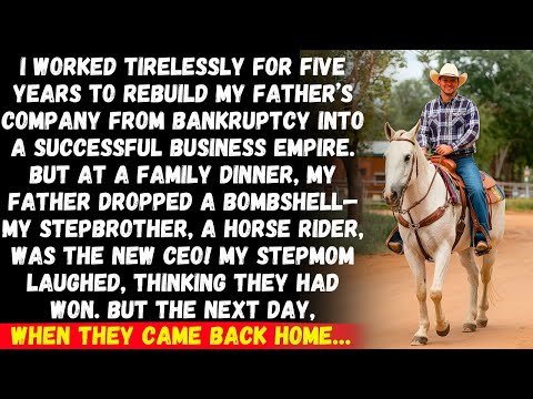 I worked hard to rebuild my father’s company, but he made my brother a horse rider the CEO. But then