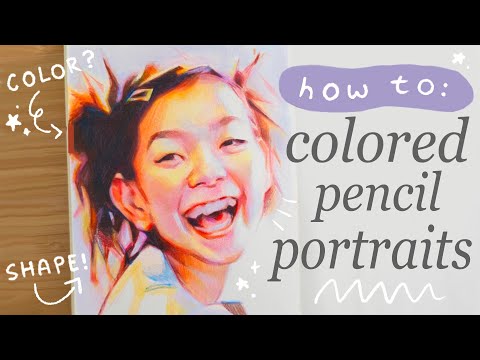 Colored Pencil Portrait Tutorial ✨ Step-by-Step!