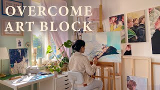 Find Inspiration for your Art ✨Botanical Garden, Paint with me 🌸Cozy Art Vlog | Overcome Art block