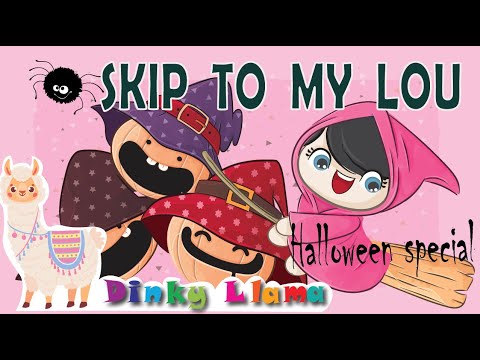 SKIP TO MY LOU Halloween special l Kids nursery rhymes