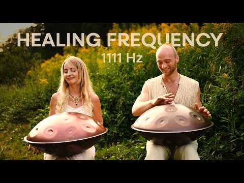 Healing Frequency Meditation (1111 Hz) | 1 hour handpan music | Malte Marten & Lynxk