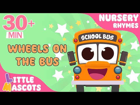 Wheels on The Bus 🚌 + Baa Baa Black Sheep + more | Little Mascots Nursery Rhymes for Kids