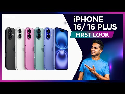 iPhone 16 and iPhone 16 Plus First Look | New Colours, Camera Control, Action Button and More!