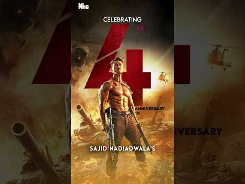 Here's celebrating the #4thAnniversaryOfBaaghi3 #SajidNadiadwala #Baaghi3 #TigerShroff #YTShorts