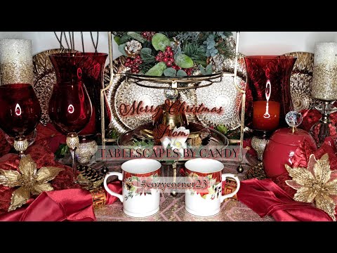 A Cozy Christmas Day Tea Station | 2023 Holiday Decor Ideas | Cozy Corner 23