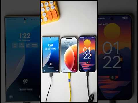 Galaxy S24U Vs iPhone 15 Pro Vs Google Pixel Charging