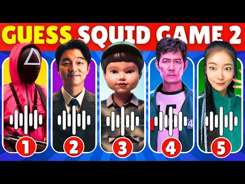 Guess Squid Game 2 Characters by Their Voice & Song ~ Squid Game Season 2 Quiz 🦑